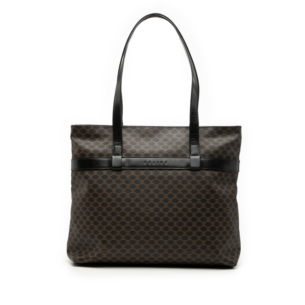 Pre-Loved Celine Macadam Coated Canvas Tote